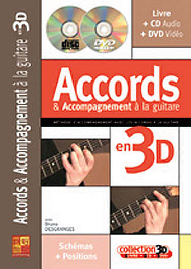 Desgranges Bruno - Accords & Accompagnements A La Guitare En 3D CD + DVD