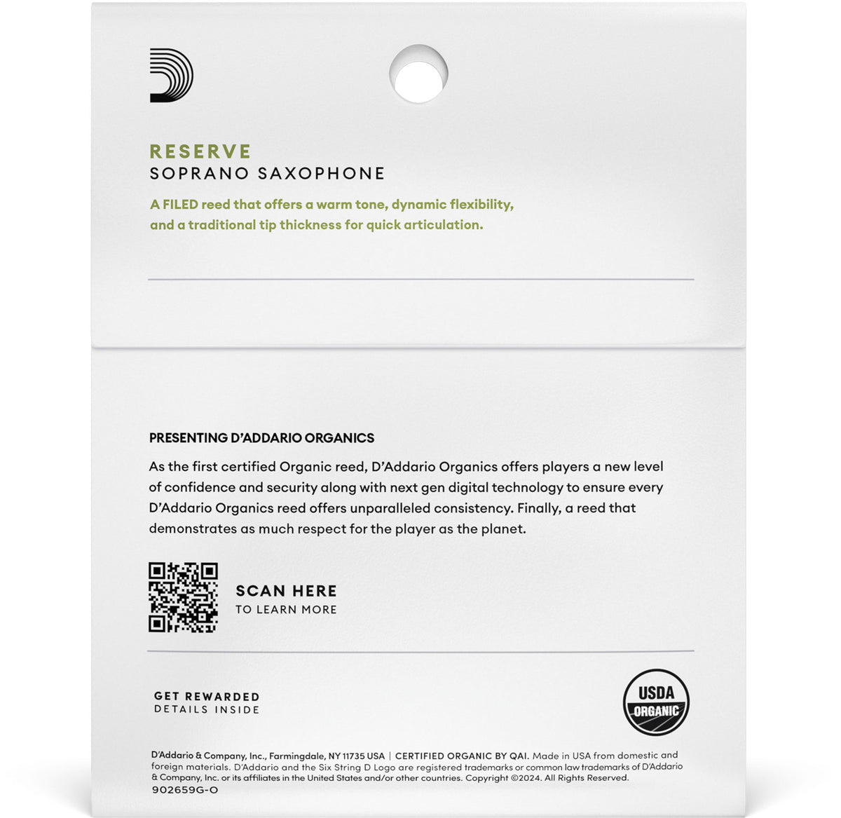 Organic Reserve 3,0 Soprano Saxophone (x 3)