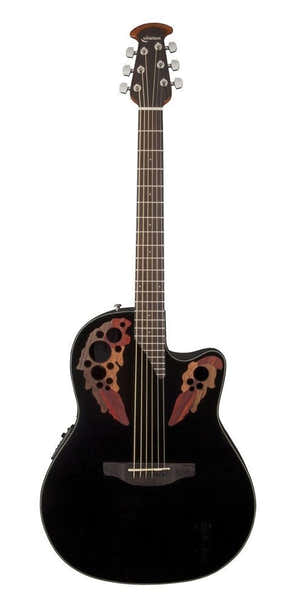 E-Acoustic Guitar Celebrity Elite Mid Cutaway Black
