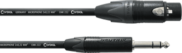 Cabo de Áudio Estéreo XLR Fêmea/Jack 5 M