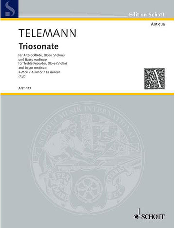 Telemann Georg Philipp - Triosonata A Minor -