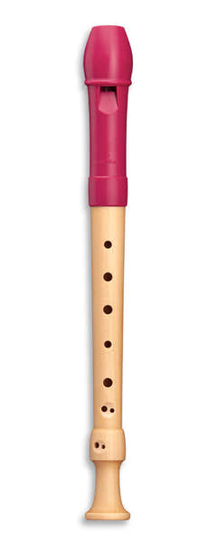 Soprano Fipple 17412 - Fúcsia (Digitação Barroca)