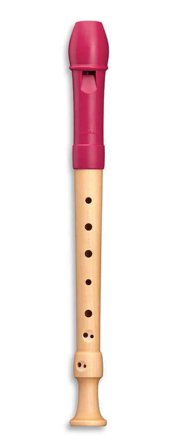 Soprano Fipple 17412 - Fúcsia (Digitação Barroca)