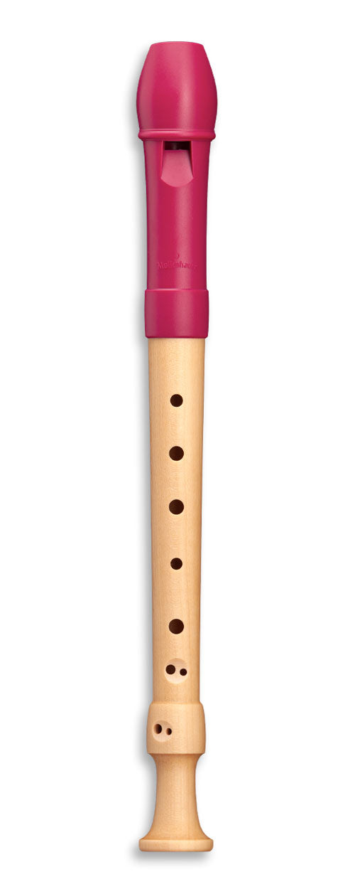 Mollenhauer Soprano Fipple 17412 - Fúcsia (Digitação Barroca)