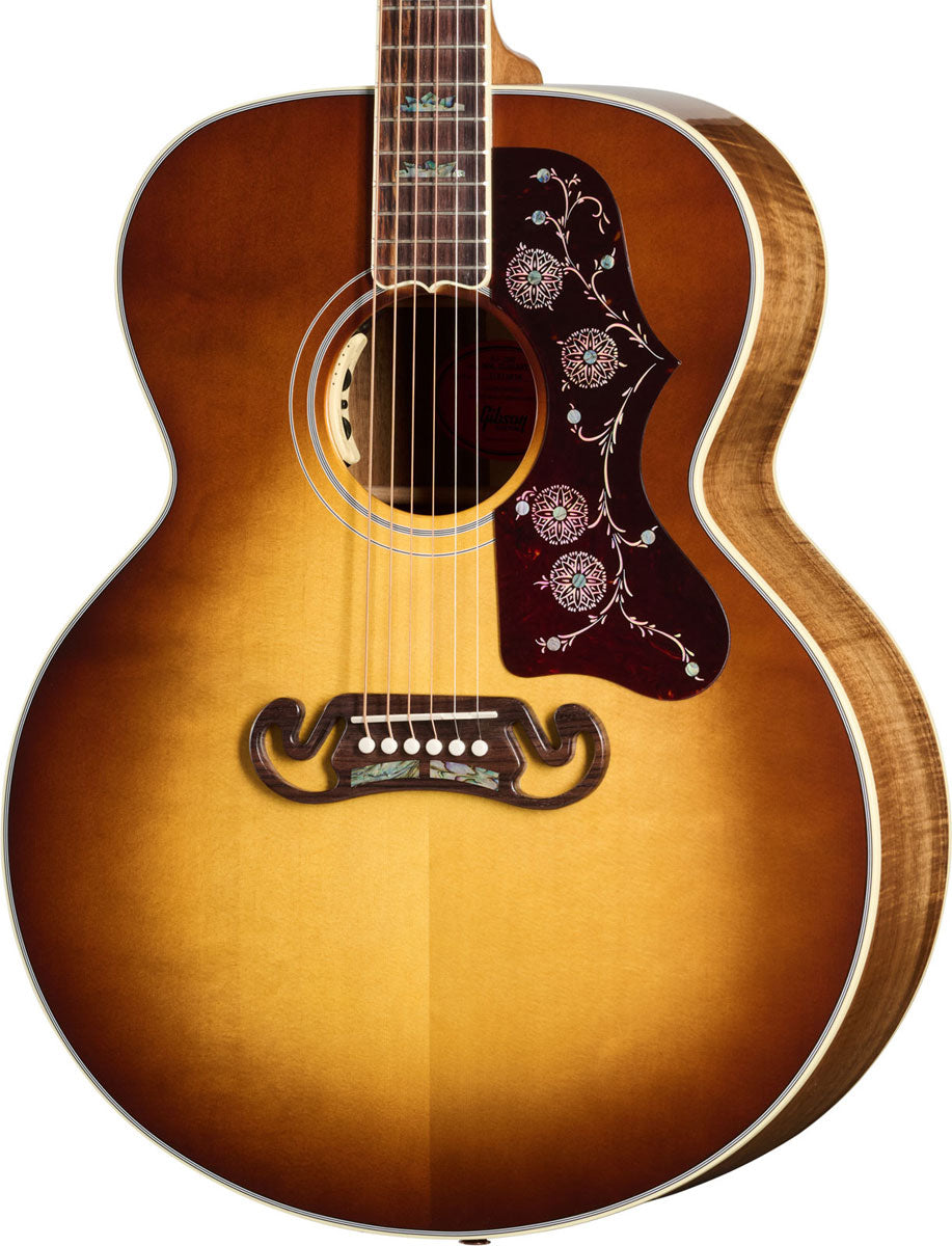 SJ-200 Elegant Koa Honey Burst Modern