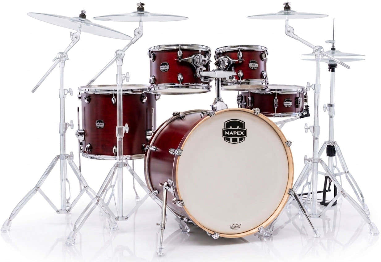 Mars Maple Pop Rock 5 Fustes Merlot Satinado