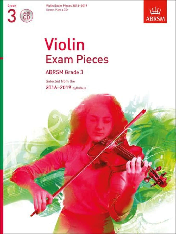 VIOLIN EXAM PIECES 2016-20019 - GRADE 3