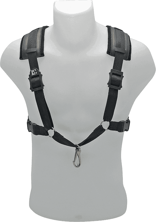 Arnês Confortável para Saxofone - Mosquetão Metálico - Masculino (L)
