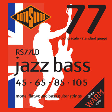 RS77LD JAZZ BASS MONEL FLATWOUND LONG SCALE 45-105