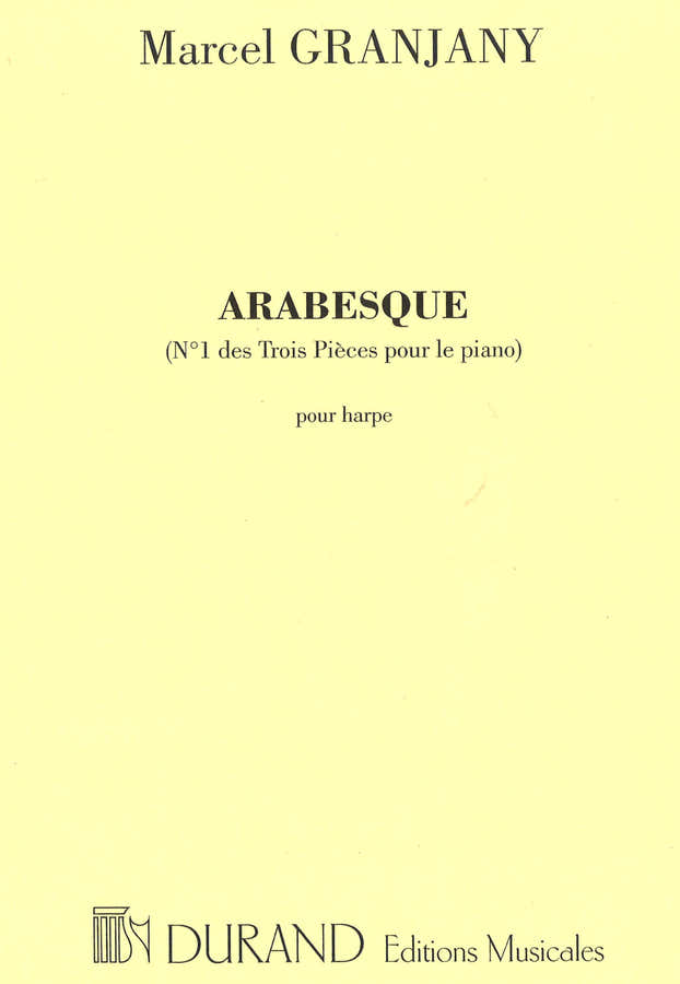 GRANDJANY M. - ARABESQUE - HARPE