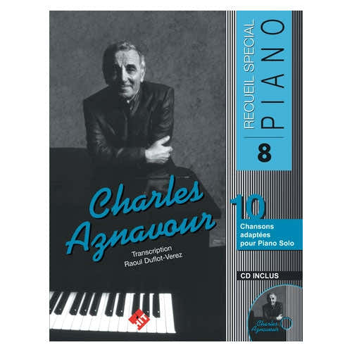 Aznavour Charles - Spécial Piano N°8 + CD - Piano