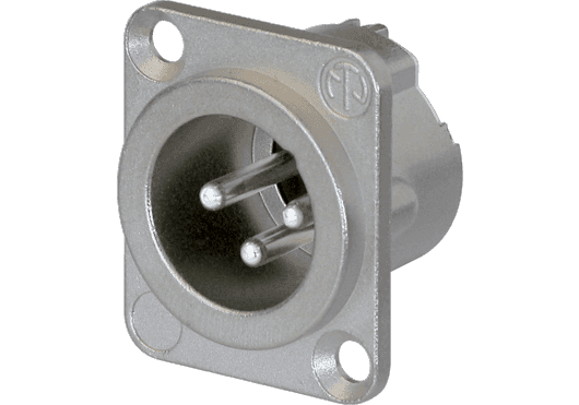 Neutrik Base macho de 3 polos Série DLX