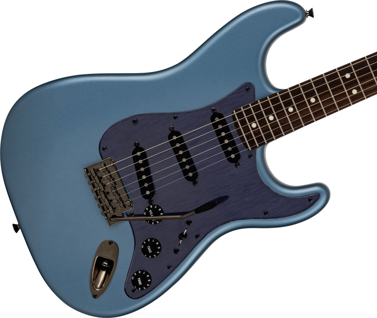 Stratocaster SSS HYBRID II MIJ RW Aero Blue mate