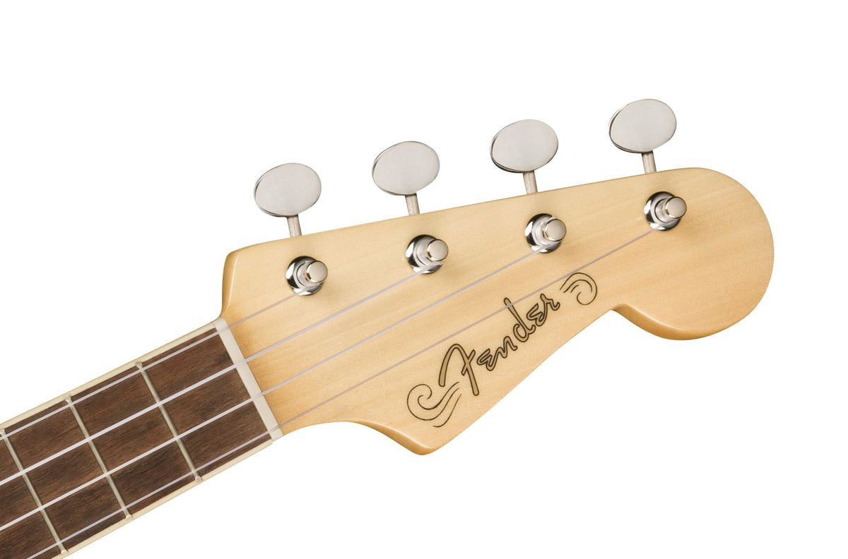 Stratocaster Fullerton Uke WN Vermelho maçã caramelizada