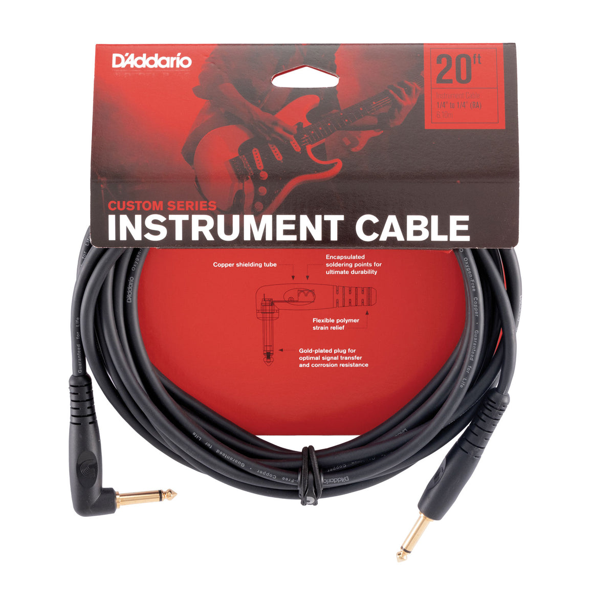Custom Series Cabo para instrumento angular 20 Feet