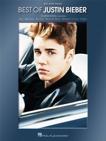 Best Of Justin Bieber - Big Note Piano