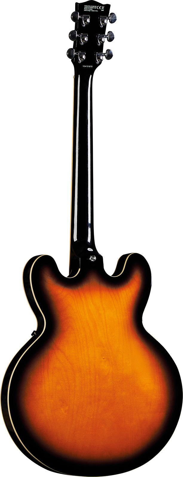Type Hollowbody double cut Sunburst
