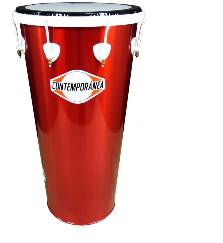 Timbal 14" x 70cm alumínio - 8 tirantes - Edição Vermelha ALEGRIA - Pro