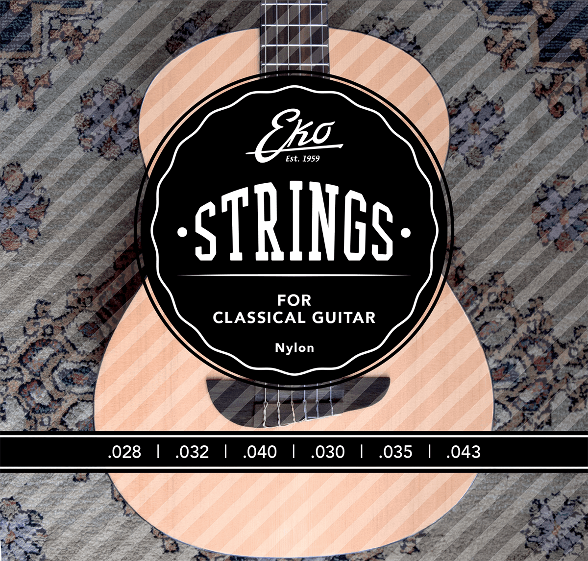 Cordas de guitarra Eko
