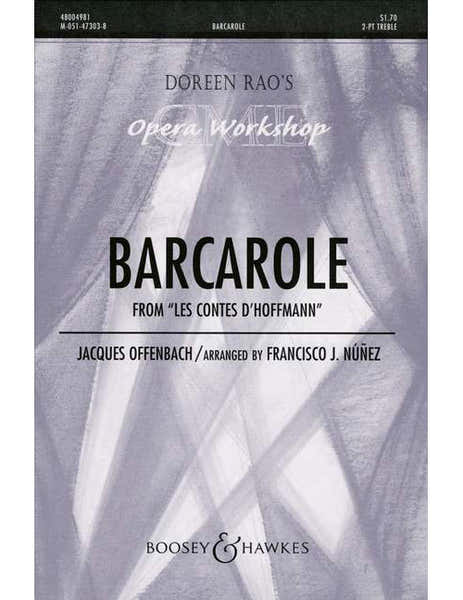 Offenbach - Barcarole - 2-part Treble Voices (sa) et Piano