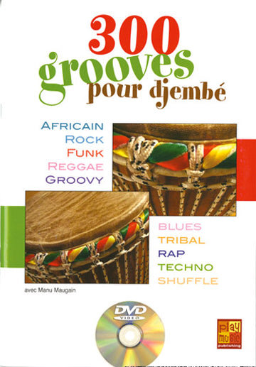 300 grooves para djembe + DVD - Percussão