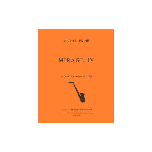 FICHE MICHEL - MIRAGE 4 - SAXOPHONE ET PIANO