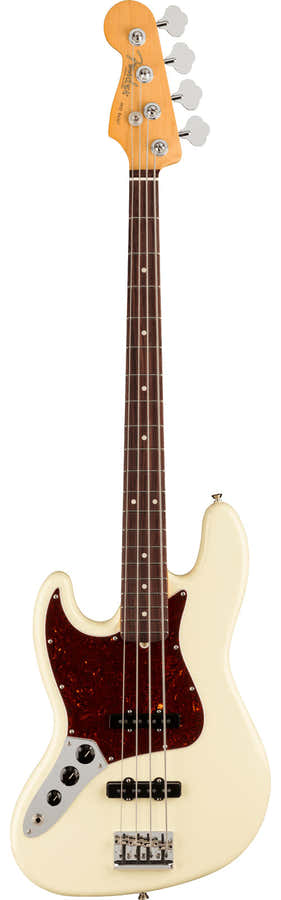 Jazz Bass Lh American Professional II Rw Olympic White