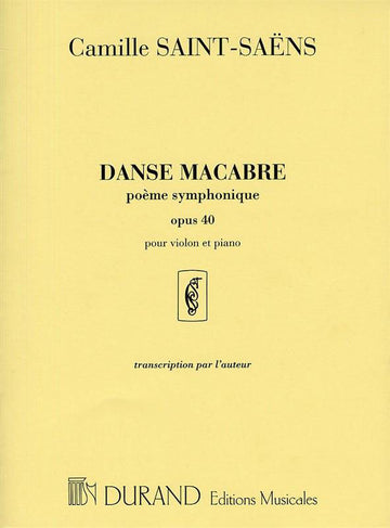 SAINT-saens C. - Dança macabra - Violino e piano