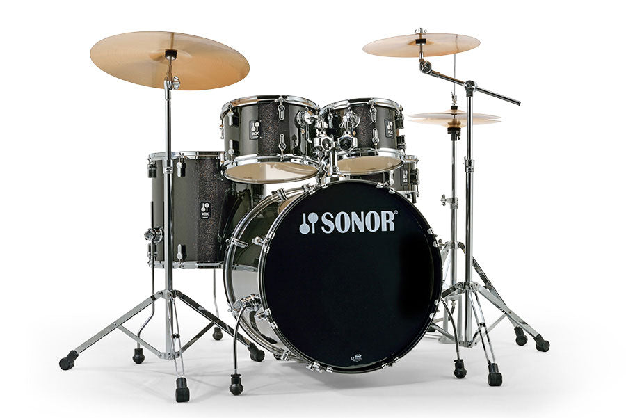 Sonor Aqx Stage Conjunto de pratos Black Midnight Sparkle