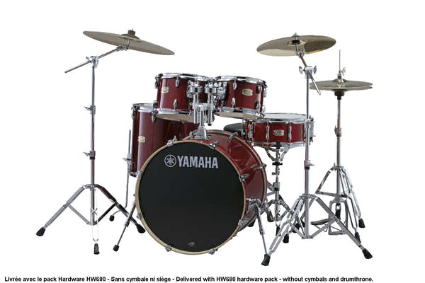 STAGE CUSTOM BIRCH - FUSION 20" - CRANBERRY RED + PACK HARDWARE HW680W