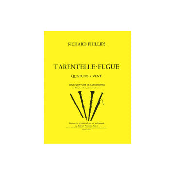 Phillips - Tarelle - Fugue - 4 Saxofones Ou Flauta Oboé Clarinete E Fagote