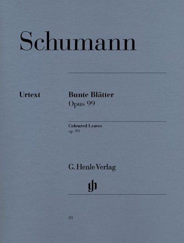 Schumann R. - Folhas coloridas (Bunte Blätter) Op. 99