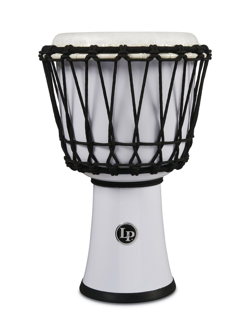 Latin Percussion LP1607WH DJEMBE WORLD 7-INCH ROPE TUNED CIRCLE WHITE