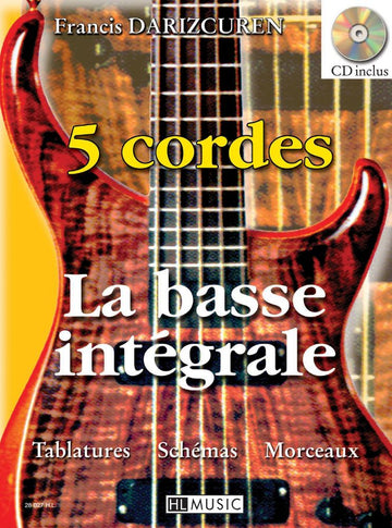 Darizcuren Francis - O baixo integral de 5 cordas + CD - Guitarra baixo