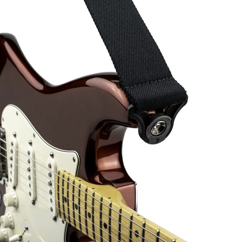 Correia de guitarra com bloqueio automático Skater Black
