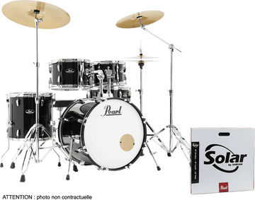 ROADSHOW FUSION 20 + B-50 JET BLACK + SOLAR CYMBALS