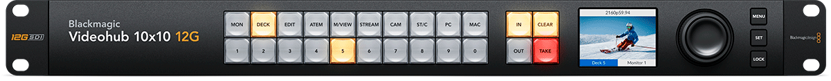Videohub 10x10 12G