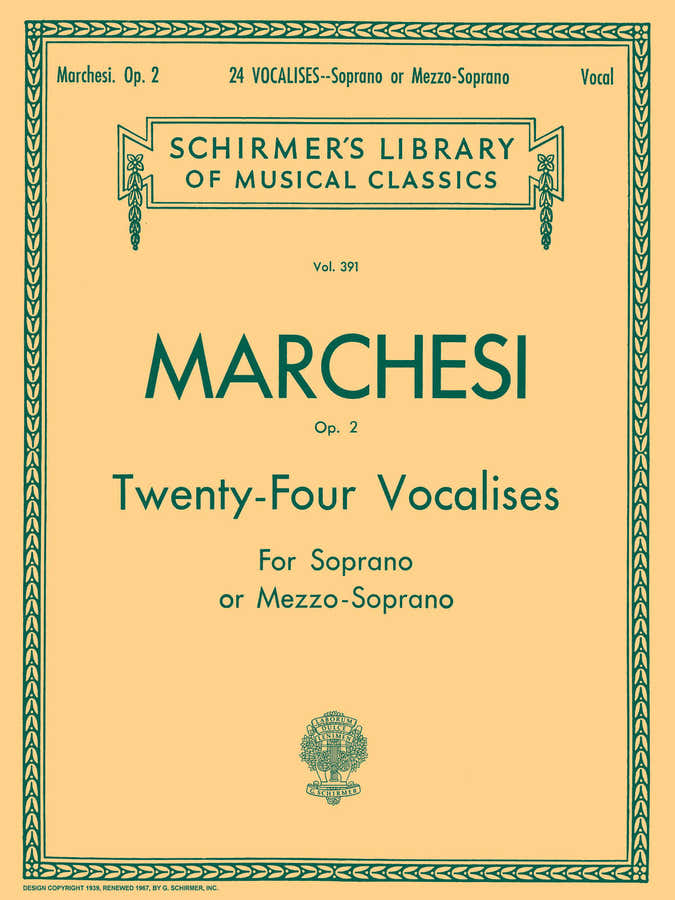 24 Vocalises Op. 2