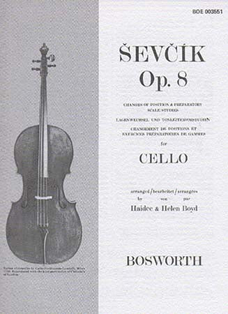 SEVCIK - Estudos OP.8 Mudança de posição - Violoncelo