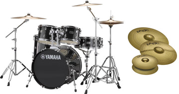 Rydeen 20 Purpurina preta + HW680W + Paiste 101