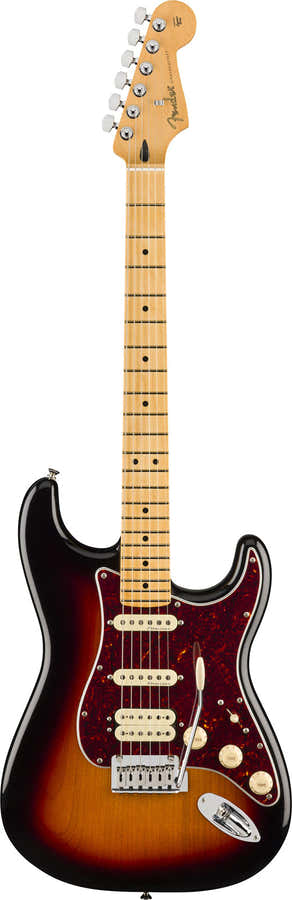 Stratocaster Player II Modified HSS MN Sunburst de 3 cores