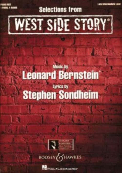 Bernstein Leonard - Selections From West Side Story - Piano 4 Mains