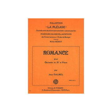 Calmel Jean - Romance - Clarinette et Piano