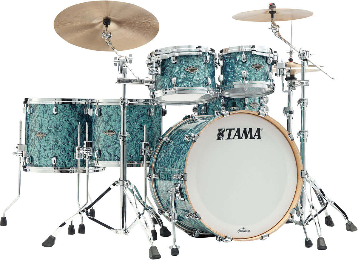 STARCLASSIC WALNUT/BIRCH STUIO 22 DRUM KIT TURQUOISE PEARL
