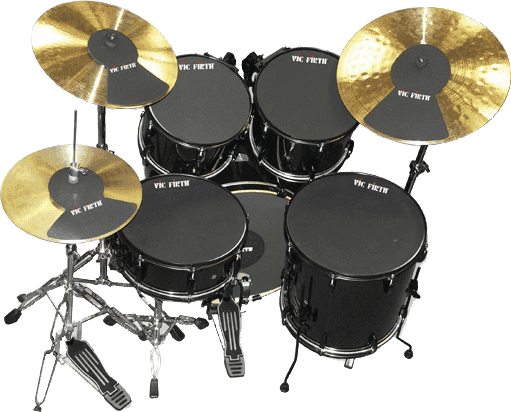 Vic Firth MUTEPP7  10/12/14/14/18 + HI-HAT + 2 PRATOS