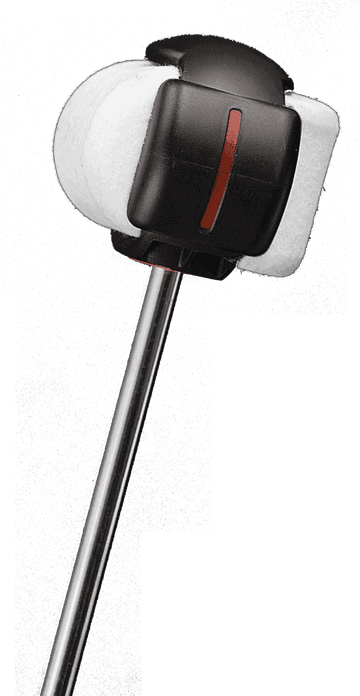 B-250QB - BASS DRUM BEATER FELT/PLASTIC 4 SIDES