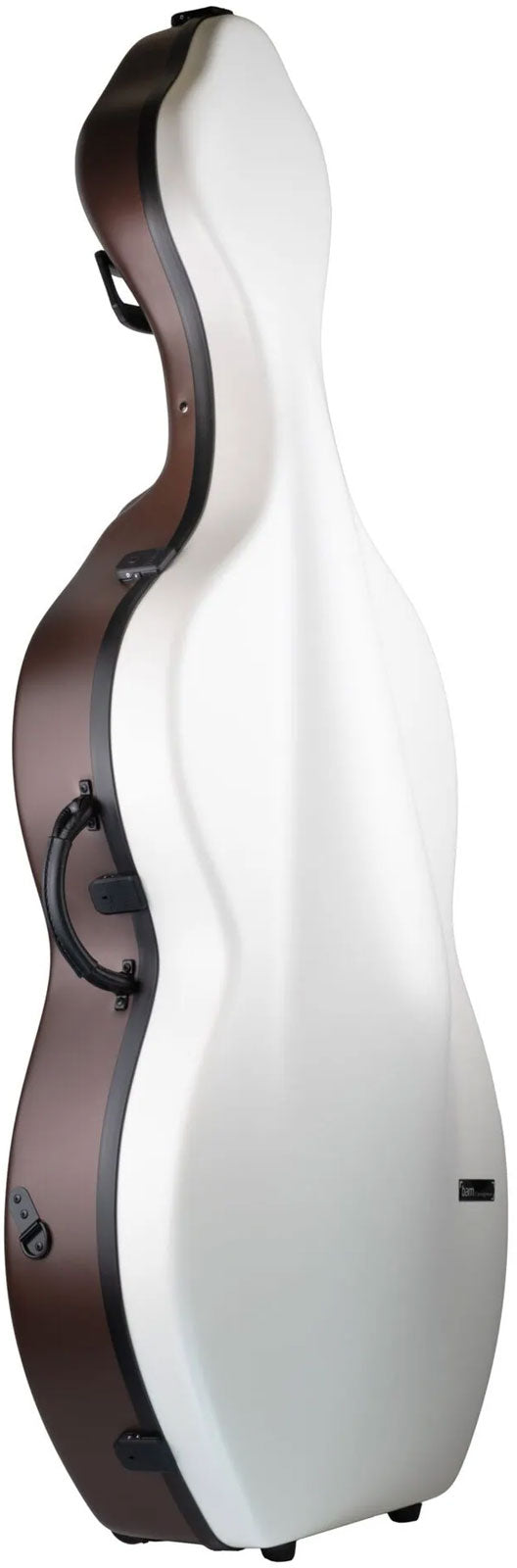 Estojo de Violoncelo 4/4 Hightech Rebuçado + Rodas - Branco/Castanho
