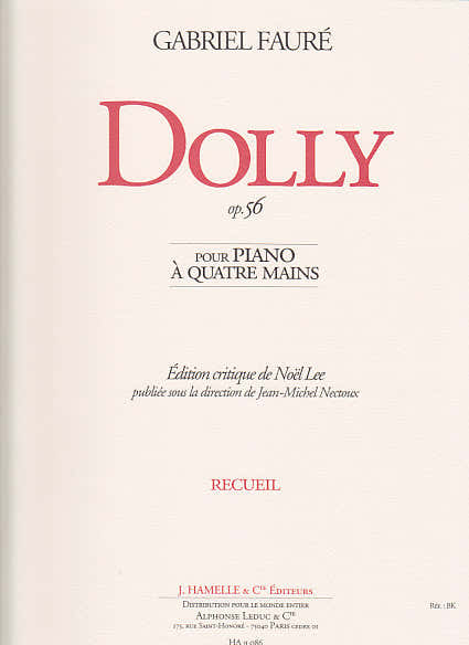 FAURE G. - DOLLY OP. 56 - PIANO 4 MAINS