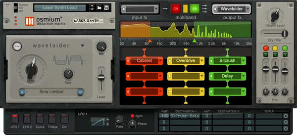 Reason Studios Osmium Distortion Matrix