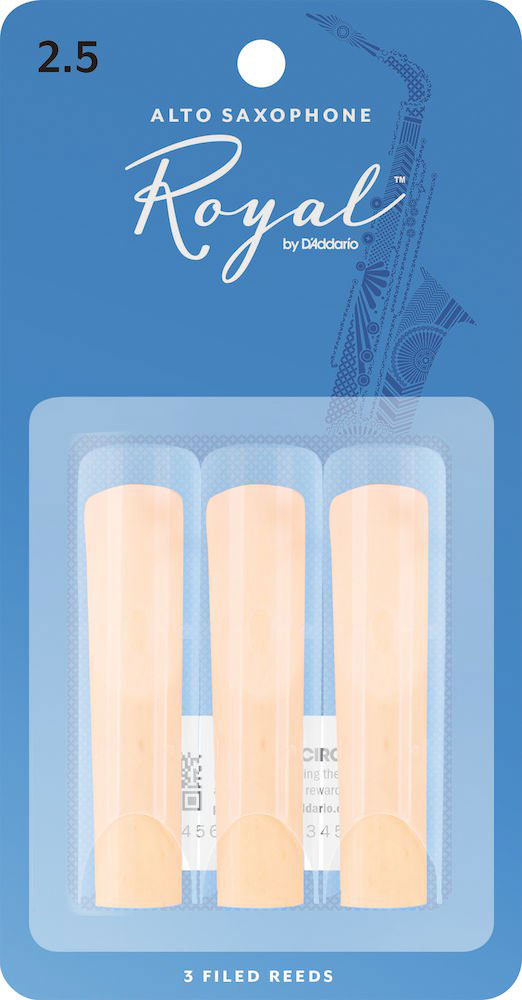 D'addario - Rico ROYAL ALTO SAXOPHONE REEDS 2.5
